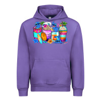 Tulip stitch summer coffee cups Urban Hoodie - Zillion Design Studio