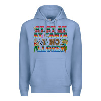 Colony Blue Ay Ay Ay Ay Canta y No Llores Premium Hoodie - texasbilliewilder