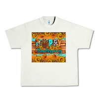 Pistachio Happy Thanksgiving Urban Heavy Tee - Artiststas