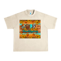 Sandshell Happy Thanksgiving Urban Heavy Tee - Artiststas