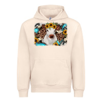 Sandshell cowhide leopard calf Urban Hoodie - RanaPortraitStore