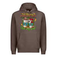 Coffee I Like My Coffee Black Like My Soul Premium Hoodie - texasbilliewilder