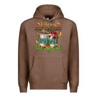 Chestnut I Like My Coffee Black Like My Soul Premium Hoodie - texasbilliewilder