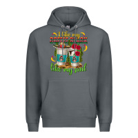 Rock I Like My Coffee Black Like My Soul Premium Hoodie - texasbilliewilder