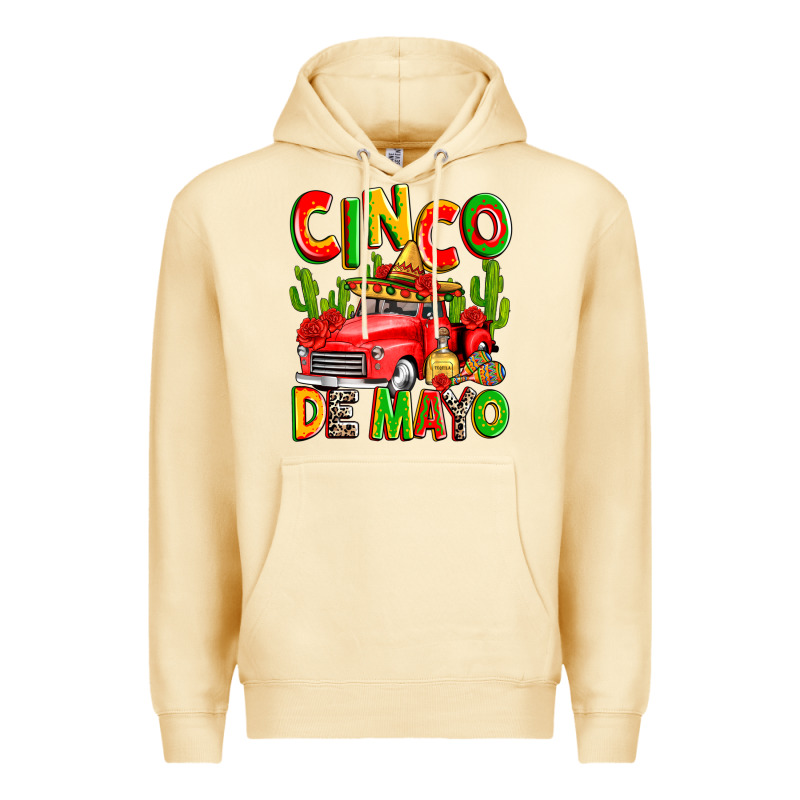 Cinco De Mayo Truck Premium Hoodie by Zillion Design Studio | Teevron
