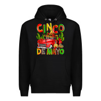 Black cinco de mayo truck Premium Hoodie - Zillion Design Studio