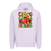 Lilac cinco de mayo truck Premium Hoodie - Zillion Design Studio