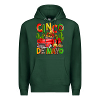 Sports Green cinco de mayo truck Premium Hoodie - Zillion Design Studio