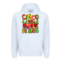 White cinco de mayo truck Premium Hoodie - Zillion Design Studio