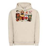 Pigment French Oak harry coffee cups Urban Hoodie - Zillion Design Studio