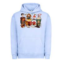 Pigment Grape Ice harry coffee cups Urban Hoodie - Zillion Design Studio