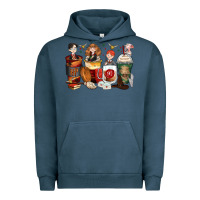 Pigment Midnight Navy harry coffee cups Urban Hoodie - Zillion Design Studio