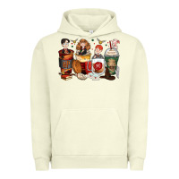 Pigment Pistachio harry coffee cups Urban Hoodie - Zillion Design Studio