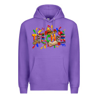 Purple cinco de mayo teacher Premium Hoodie - Zillion Design Studio