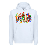 White cinco de mayo teacher Premium Hoodie - Zillion Design Studio