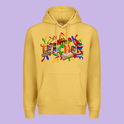 Cinco De Mayo Teacher Premium Hoodie Designed By Zillion Design Studio