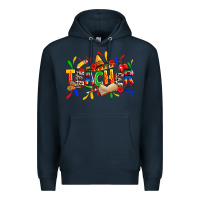 Navy cinco de mayo teacher Premium Hoodie - Zillion Design Studio