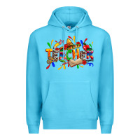 Ocean Blue cinco de mayo teacher Premium Hoodie - Zillion Design Studio