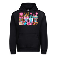 Valentine's Day Coffee Cups Urban Hoodie | Teevron