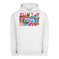 Pigment Lunar Rock valentine's day coffee cups Urban Hoodie - Zillion Design Studio