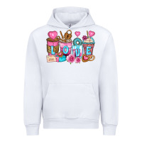 White valentine's day coffee cups Urban Hoodie - Zillion Design Studio