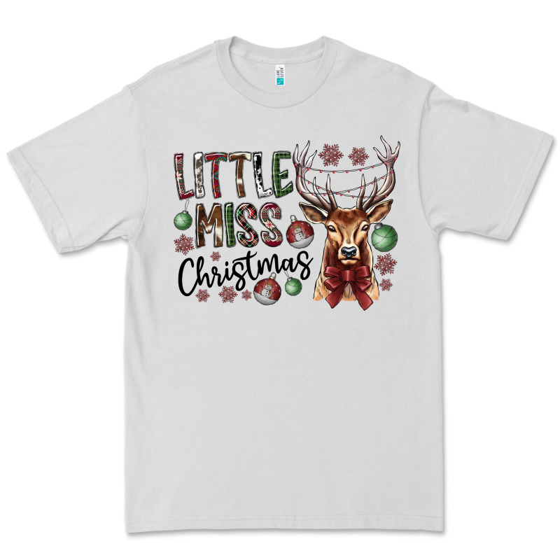 Little Miss Christmas Premium Tee by CowhideDigitalArt | Teevron