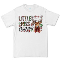 White little miss christmas Premium Tee - CowhideDigitalArt