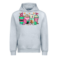 Heather Grey pharmacy coffee cups Urban Hoodie - Zillion Design Studio