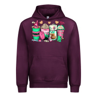 Mauve Wine pharmacy coffee cups Urban Hoodie - Zillion Design Studio