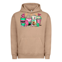Pigment Burro pharmacy coffee cups Urban Hoodie - Zillion Design Studio