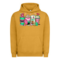 Pigment Peanut Butter pharmacy coffee cups Urban Hoodie - Zillion Design Studio