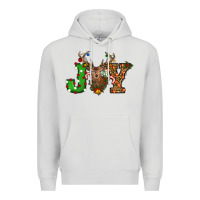 Dove Grey christmas joy Premium Hoodie - RanaPortraitStore