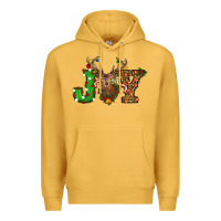 Mustard christmas joy Premium Hoodie - RanaPortraitStore