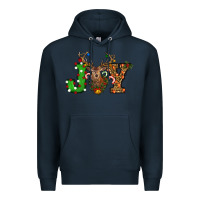 Navy christmas joy Premium Hoodie - RanaPortraitStore