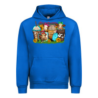 Cobalt heifers coffee cups Urban Hoodie - Zillion Design Studio