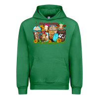 Emerald heifers coffee cups Urban Hoodie - Zillion Design Studio