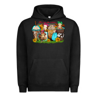 Pigment Black heifers coffee cups Urban Hoodie - Zillion Design Studio