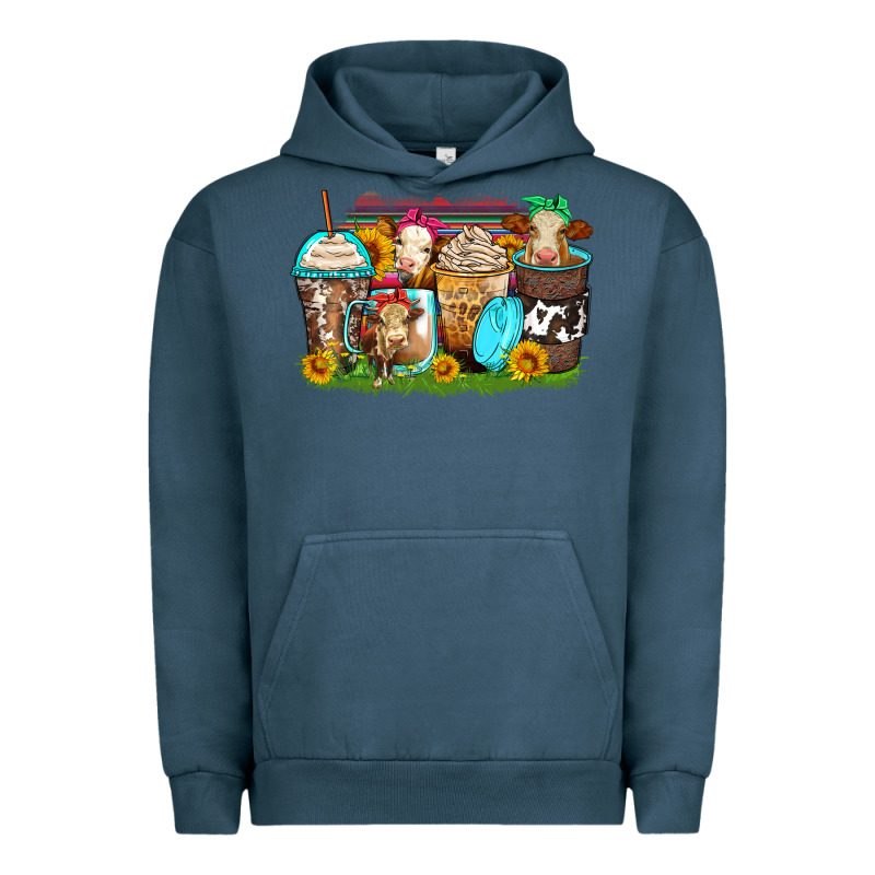 Heifers Coffee Cups Urban Hoodie by Zillion Design Studio | Teevron