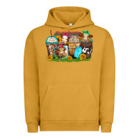 Pigment Peanut Butter heifers coffee cups Urban Hoodie - Zillion Design Studio
