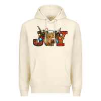 Sandshell christmas joy cow Premium Hoodie - RanaPortraitStore