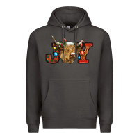 Smoke christmas joy cow Premium Hoodie - RanaPortraitStore