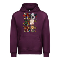 Mauve Wine hohoho cows Urban Hoodie - RanaPortraitStore