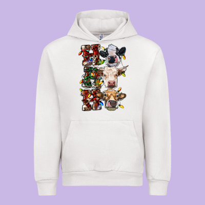 Hohoho Cows Urban Hoodie Designed By Ranaportraitstore