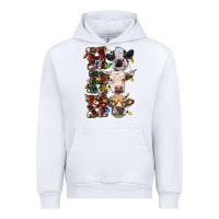 White hohoho cows Urban Hoodie - RanaPortraitStore