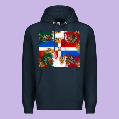 Mexican And Dominican Republic Premium Hoodie Designed By Texasbilliewilder
