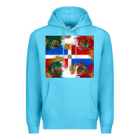 Ocean Blue Mexican and Dominican Republic Premium Hoodie - texasbilliewilder