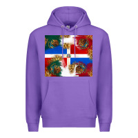 Purple Mexican and Dominican Republic Premium Hoodie - texasbilliewilder