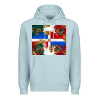 Blue Mist Mexican and Dominican Republic Premium Hoodie - texasbilliewilder