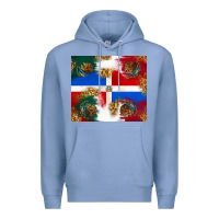 Colony Blue Mexican and Dominican Republic Premium Hoodie - texasbilliewilder