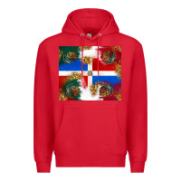 Red Mexican and Dominican Republic Premium Hoodie - texasbilliewilder